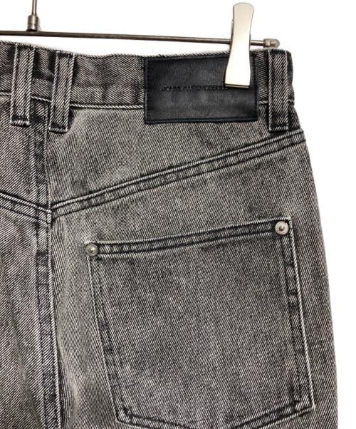 JOHN LAWRENCE SULLIVAN（ジョン ローレンス サリバン）JOHN LAWRENCE SULLIVAN (ジョン ローレンス サリバン) BLEACHED DENIM ZIPPED PANTS/ブリーチデニム ジップパンツ グレー サイズ:44の古着・服飾アイテム