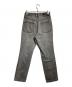 JOHN LAWRENCE SULLIVAN (ジョン ローレンス サリバン) BLEACHED DENIM ZIPPED PANTS/ブリーチデニム ジップパンツ グレー サイズ:44：8000円