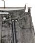 中古・古着 JOHN LAWRENCE SULLIVAN (ジョン ローレンス サリバン) BLEACHED DENIM ZIPPED PANTS/ブリーチデニム ジップパンツ グレー サイズ:44：8000円