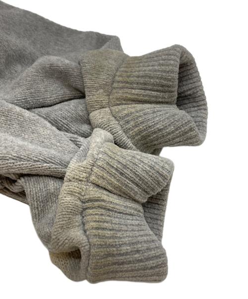 doublet（ダブレット）doublet (ダブレット) RIPPED OFF KNIT HOODIE/ダメージ加工ニットフーディー グレー サイズ:Sの古着・服飾アイテム