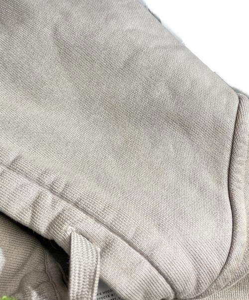 doublet（ダブレット）doublet (ダブレット) MOSS-GROWN EMBROIDERY HOODIE/モスグラウンエンブロイダリーフーディー ベージュ×グリーン サイズ:Lの古着・服飾アイテム