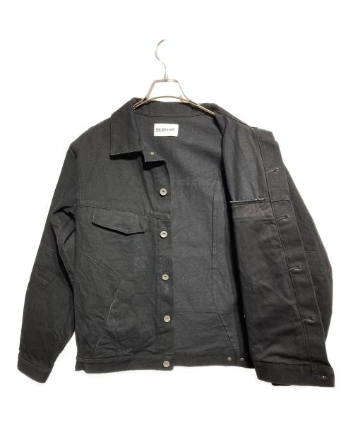 THE SOUL AGE（ザソウルエイジ）THE SOUL AGE (ザソウルエイジ) Mecha Face Denim Jacket ブラック サイズ:Mの古着・服飾アイテム