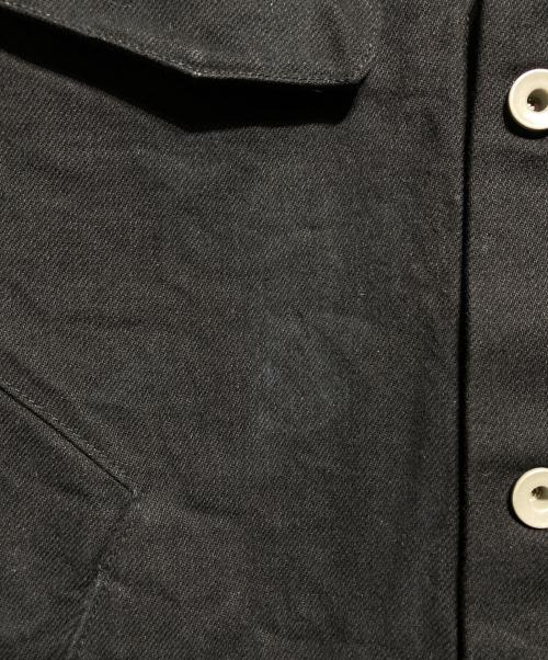 THE SOUL AGE（ザソウルエイジ）THE SOUL AGE (ザソウルエイジ) Mecha Face Denim Jacket ブラック サイズ:Mの古着・服飾アイテム