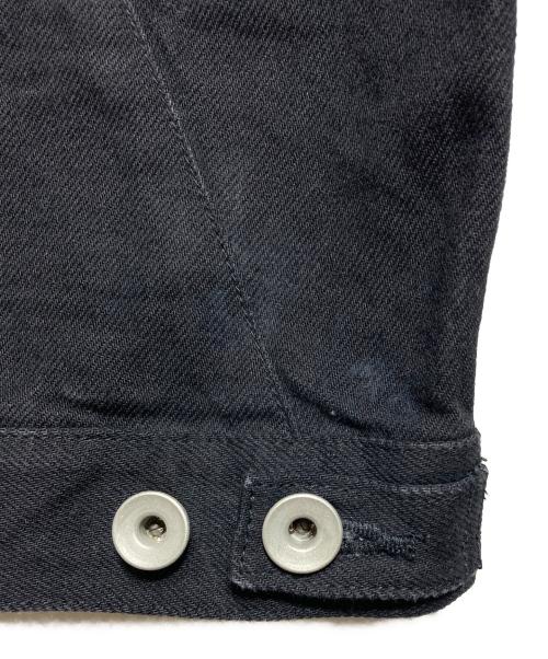 THE SOUL AGE（ザソウルエイジ）THE SOUL AGE (ザソウルエイジ) Mecha Face Denim Jacket ブラック サイズ:Mの古着・服飾アイテム