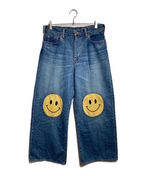 THE SOUL AGE（ザソウルエイジ）THE SOUL AGE (ザソウルエイジ) Knee Laugh Forward Denim Jeans/ニー・ラフ・フォワード・デニム・ジーンズ インディゴ サイズ:Mの古着・服飾アイテム