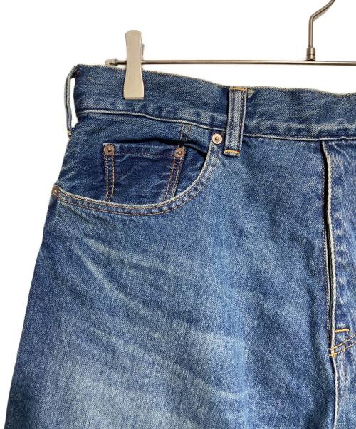 THE SOUL AGE（ザソウルエイジ）THE SOUL AGE (ザソウルエイジ) Knee Laugh Forward Denim Jeans/ニー・ラフ・フォワード・デニム・ジーンズ インディゴ サイズ:Mの古着・服飾アイテム