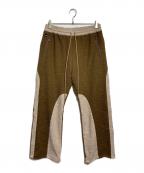 THE SOUL AGEザソウルエイジ）の古着「Tweed Track Pant/ツイードトラックパンツ」｜ブラウン