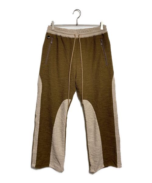 THE SOUL AGE（ザソウルエイジ）THE SOUL AGE (ザソウルエイジ) Tweed Track Pant/ツイードトラックパンツ ブラウン サイズ:Mの古着・服飾アイテム
