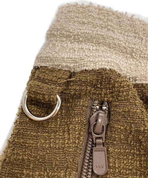 THE SOUL AGE（ザソウルエイジ）THE SOUL AGE (ザソウルエイジ) Tweed Track Pant/ツイードトラックパンツ ブラウン サイズ:Mの古着・服飾アイテム