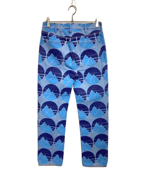 ACNE STUDIOS Bla konst（アクネステュディオスブロコンスト）ACNE STUDIOS Bla konst (アクネステュディオスブロコンスト) LOG PRINTデニムパンツ ブルー サイズ:28Ｘ32の古着・服飾アイテム