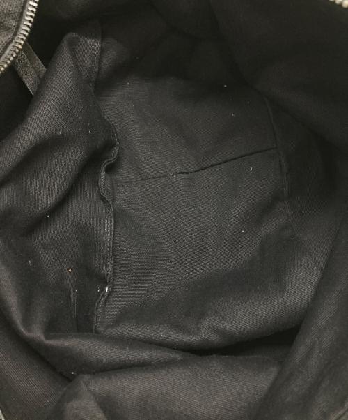 Y's（ワイズ）Y's (ワイズ) MANDARINA (マンダリナ) スエード切替ハンドバッグ/Suede-panel handbag ブラックの古着・服飾アイテム