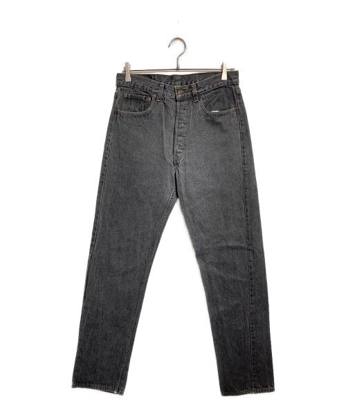 LEVI'S（リーバイス）LEVI'S (リーバイス) 90’S 先染めサルファブラックデニムパンツ ブラック サイズ:33X34の古着・服飾アイテム