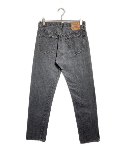 LEVI'S（リーバイス）LEVI'S (リーバイス) 90’S 先染めサルファブラックデニムパンツ ブラック サイズ:33X34の古着・服飾アイテム