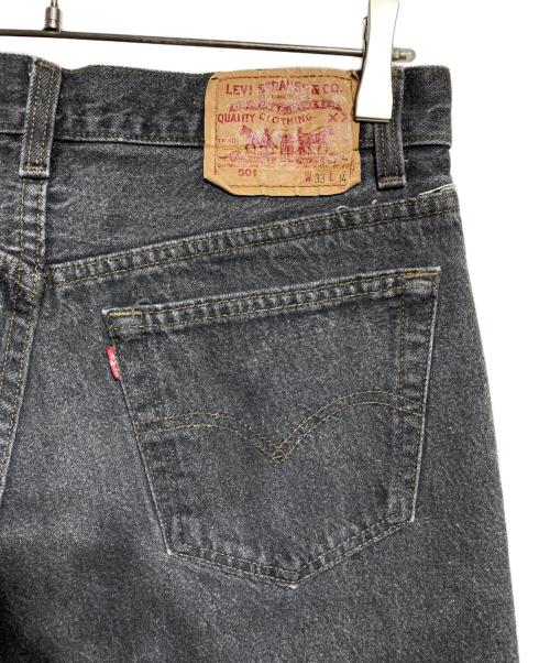 LEVI'S（リーバイス）LEVI'S (リーバイス) 90’S 先染めサルファブラックデニムパンツ ブラック サイズ:33X34の古着・服飾アイテム