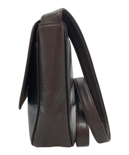 im product（アイムプロダクト）im product (アイムプロダクト) レザーワンショルダーバッグ/Leather one-shoulder bag ブラウンの古着・服飾アイテム