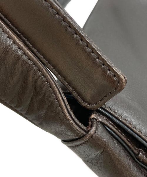 im product（アイムプロダクト）im product (アイムプロダクト) レザーワンショルダーバッグ/Leather one-shoulder bag ブラウンの古着・服飾アイテム