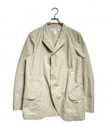 COMME des GARCONS SHIRT（コムデギャルソンシャツ）の古着「チェックテーラードジャケット/Checked tailored jacket」｜ベージュ