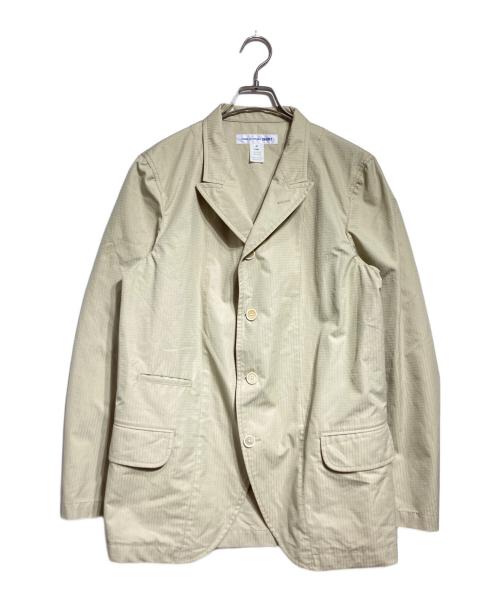 COMME des GARCONS SHIRT（コムデギャルソンシャツ）COMME des GARCONS SHIRT (コムデギャルソンシャツ) チェックテーラードジャケット/Checked tailored jacket ベージュ サイズ:Mの古着・服飾アイテム