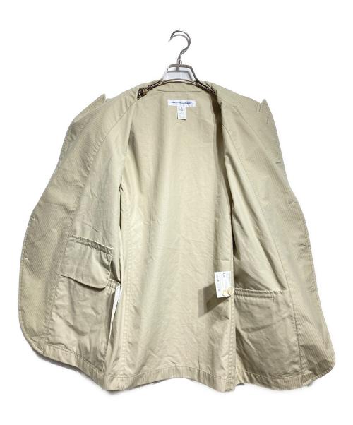 COMME des GARCONS SHIRT（コムデギャルソンシャツ）COMME des GARCONS SHIRT (コムデギャルソンシャツ) チェックテーラードジャケット/Checked tailored jacket ベージュ サイズ:Mの古着・服飾アイテム