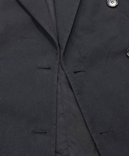 DRIES VAN NOTEN（ドリスヴァンノッテン）DRIES VAN NOTEN (ドリスヴァンノッテン) パワーショルダーダブルブレストジレ/Power-shoulder double-breasted gilet ネイビー サイズ:36の古着・服飾アイテム
