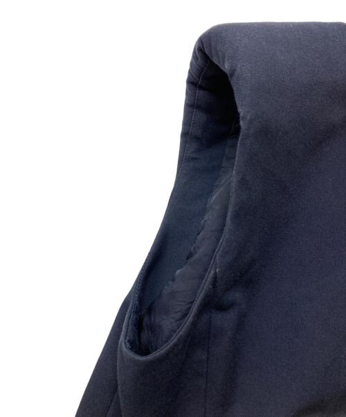 DRIES VAN NOTEN（ドリスヴァンノッテン）DRIES VAN NOTEN (ドリスヴァンノッテン) パワーショルダーダブルブレストジレ/Power-shoulder double-breasted gilet ネイビー サイズ:36の古着・服飾アイテム