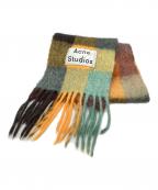 Acne studiosアクネ ストゥディオズ）の古着「パネル切替マフラー / Panel-block scarf」｜マルチカラー