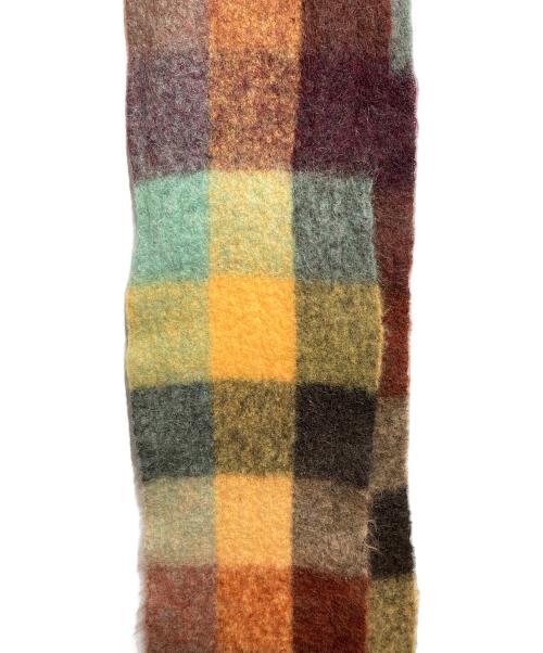 Acne studios（アクネ ストゥディオズ）Acne studios (アクネ ストゥディオズ) パネル切替マフラー / Panel-block scarf マルチカラー サイズ:250X28の古着・服飾アイテム