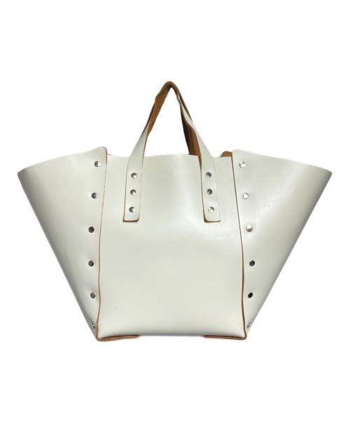 HENDER SCHEME（エンダースキーマ）HENDER SCHEME (エンダースキーマ) assemble hand bag wide/アセンブルハンドバッグワイド アイボリーの古着・服飾アイテム