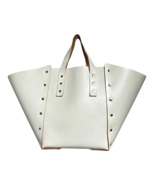 HENDER SCHEME（エンダースキーマ）HENDER SCHEME (エンダースキーマ) assemble hand bag wide/アセンブルハンドバッグワイド アイボリーの古着・服飾アイテム