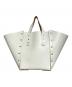 HENDER SCHEME (エンダースキーマ) assemble hand bag wide/アセンブルハンドバッグワイド アイボリー：15000円
