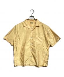 COMME des GARCONS HOMME（コムデギャルソン オム）の古着「ポリエステルオープンカラーシャツ」｜オレンジ