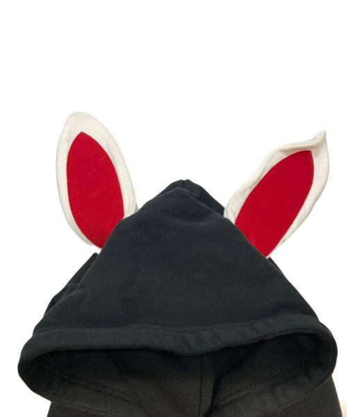 VANSON（バンソン）VANSON (バンソン) デスラビット刺繍ジップパーカー ブラック サイズ:Ｍの古着・服飾アイテム