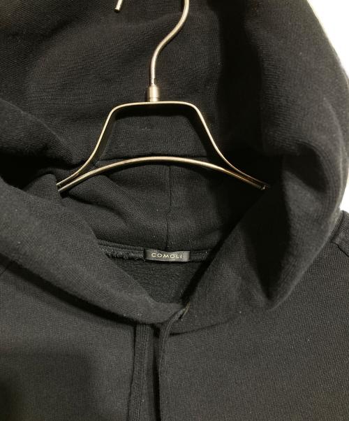COMOLI（コモリ）COMOLI (コモリ) コットン裏毛 パーカー ブラック サイズ:2の古着・服飾アイテム