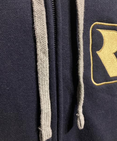 RAREWARE（レアウェア）RAREWARE (レアウェア) バーシティパーカー/Varsity Hoodie ネイビー×グレー サイズ:XLの古着・服飾アイテム