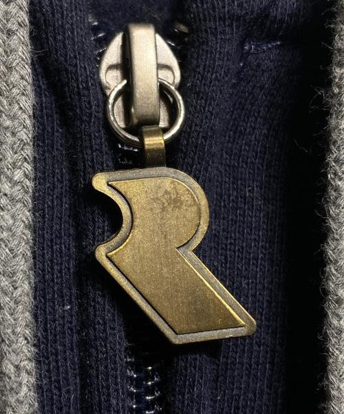 RAREWARE（レアウェア）RAREWARE (レアウェア) バーシティパーカー/Varsity Hoodie ネイビー×グレー サイズ:XLの古着・服飾アイテム