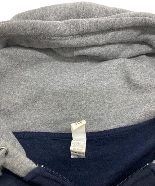 RAREWARE（レアウェア）RAREWARE (レアウェア) バーシティパーカー/Varsity Hoodie ネイビー×グレー サイズ:XLの古着・服飾アイテム
