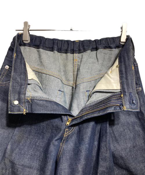 NEON SIGN（ネオンサイン）NEON SIGN (ネオンサイン) WIDE DENIM SLACKS 'RIGID'/ワイドデニムスラックス「リジッド」 インディゴ サイズ:2の古着・服飾アイテム