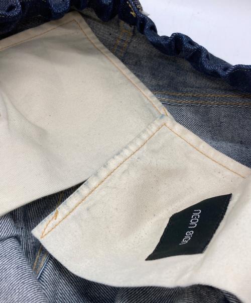 NEON SIGN（ネオンサイン）NEON SIGN (ネオンサイン) WIDE DENIM SLACKS 'RIGID'/ワイドデニムスラックス「リジッド」 インディゴ サイズ:2の古着・服飾アイテム