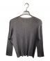 PLEATS PLEASE (プリーツプリーズ) 変形カットソー/cut-and-sew top グレー サイズ:3：14000円