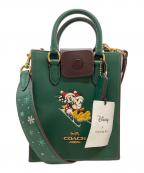 COACH×DISNEYコーチ×ディズニー）の古着「2WAYバッグ/BAG」｜グリーン