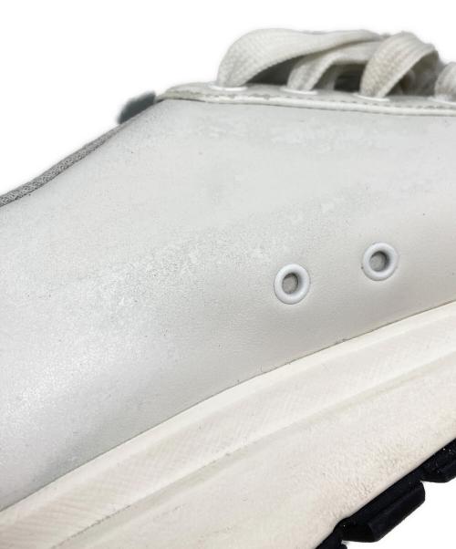 PRADA（プラダ）PRADA (プラダ) サイドロゴ レザー ローカットスニーカー/Side-Logo Leather Sneakers ホワイト サイズ:38の古着・服飾アイテム