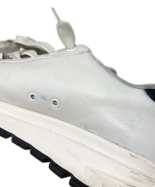 PRADA（プラダ）PRADA (プラダ) サイドロゴ レザー ローカットスニーカー/Side-Logo Leather Sneakers ホワイト サイズ:38の古着・服飾アイテム