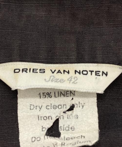 DRIES VAN NOTEN（ドリスヴァンノッテン）DRIES VAN NOTEN (ドリスヴァンノッテン) スタンドカラー刺繍ジャケット/Embroidered Stand-Collar Jacket グレー サイズ:42の古着・服飾アイテム