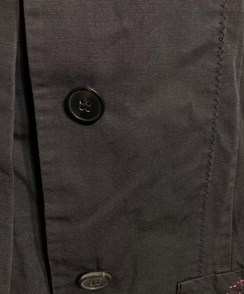 DRIES VAN NOTEN（ドリスヴァンノッテン）DRIES VAN NOTEN (ドリスヴァンノッテン) スタンドカラー刺繍ジャケット/Embroidered Stand-Collar Jacket グレー サイズ:42の古着・服飾アイテム