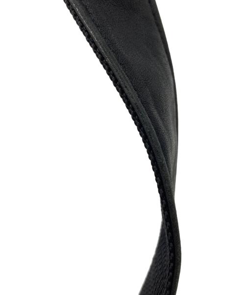 ISSEY MIYAKE STUDIO（イッセイミヤケスタジオ）ISSEY MIYAKE STUDIO (イッセイミヤケスタジオ) フラップレザーショルダーバッグ/Leather flap shoulder bag ブラックの古着・服飾アイテム