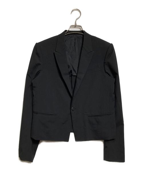 LAD MUSICIAN（ラッドミュージシャン）LAD MUSICIAN (ラッドミュージシャン) 短丈ウールジャケット/Cropped wool jacket ブラック サイズ:42の古着・服飾アイテム