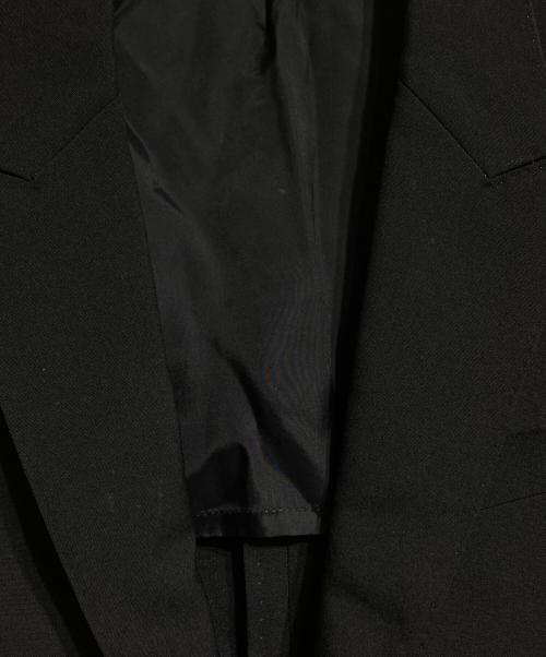 LAD MUSICIAN（ラッドミュージシャン）LAD MUSICIAN (ラッドミュージシャン) 短丈ウールジャケット/Cropped wool jacket ブラック サイズ:42の古着・服飾アイテム