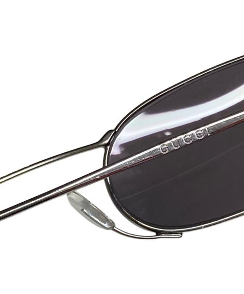 GUCCI（グッチ）GUCCI (グッチ) チャイルドメタルサングラス/Children's metal sunglasses シルバー×グレー サイズ:43◇27の古着・服飾アイテム
