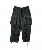 COOTIE PRODUCTIONSクーティープロダクツ）の古着「コットンカーゴパンツ/Cotton cargo pants」｜ブラック
