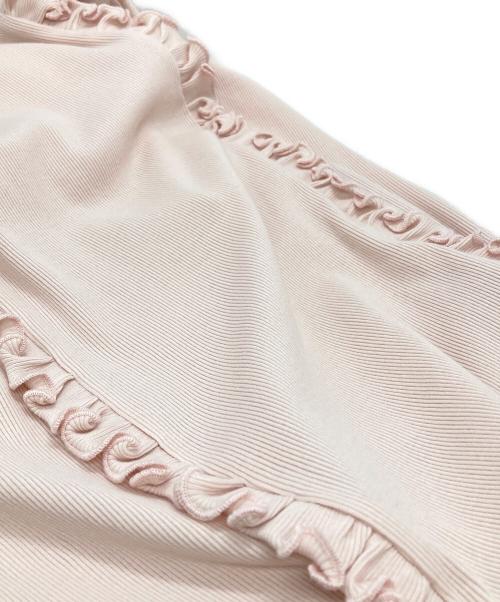 Snidel（スナイデル）Snidel (スナイデル) フリルメローキャミワンピース/Ruffled Lettuce-Edge Camisole Dress ピンク サイズ:1の古着・服飾アイテム